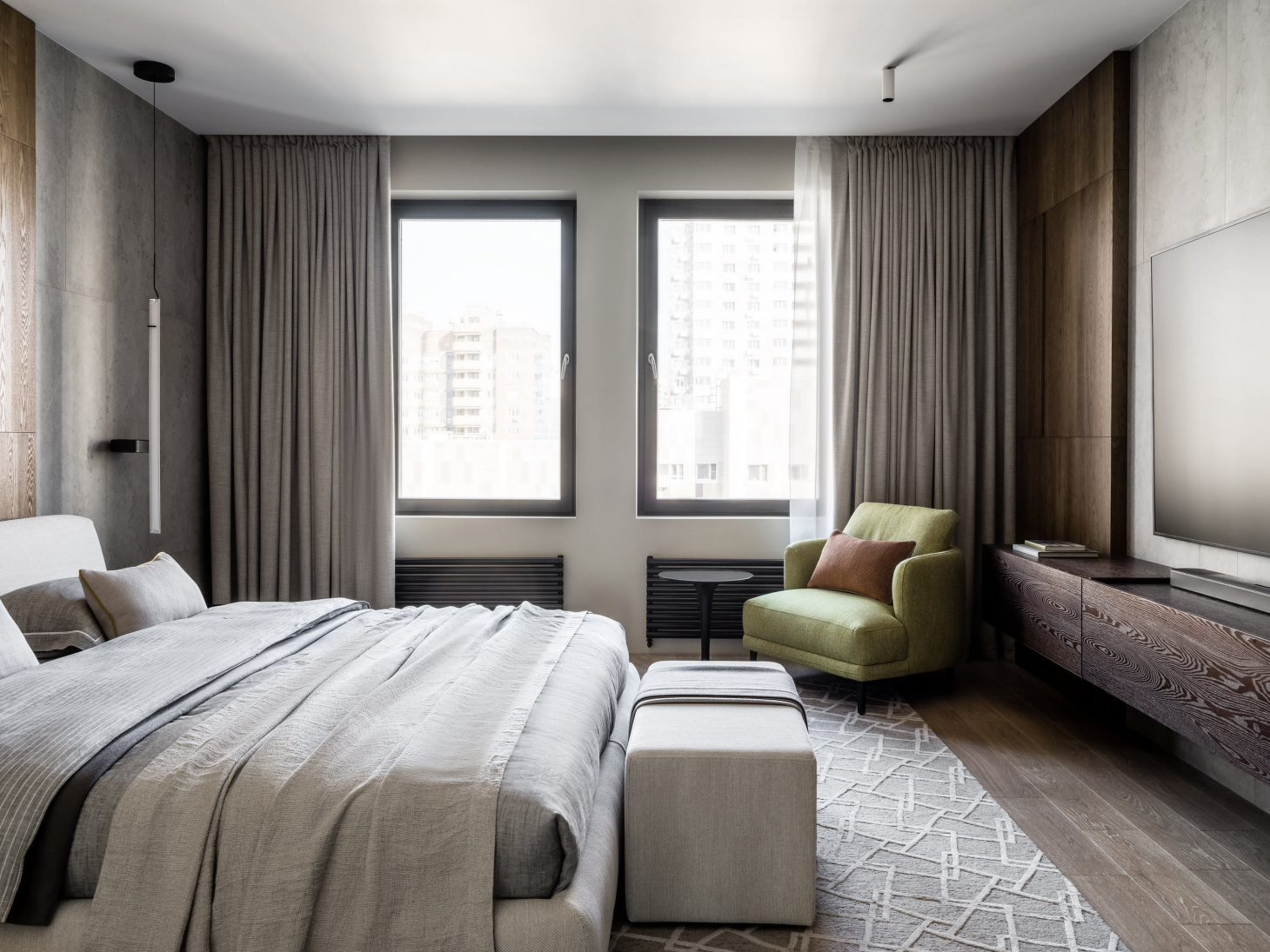 Интерьер спальни в современном стиле