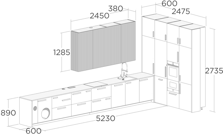 Дизайн-проект кухонного гарнитура