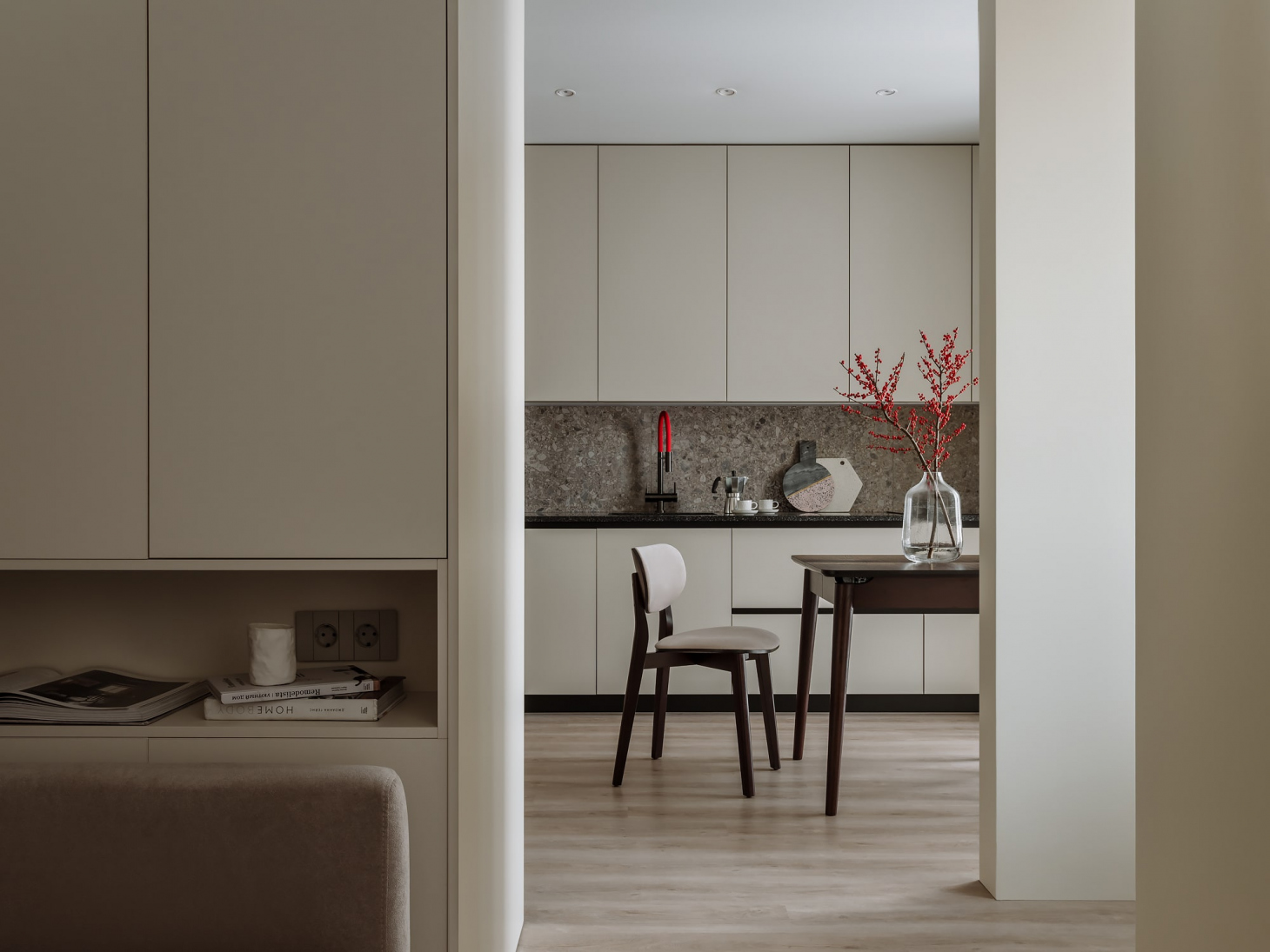 Гостиная в однокомнатной квартире