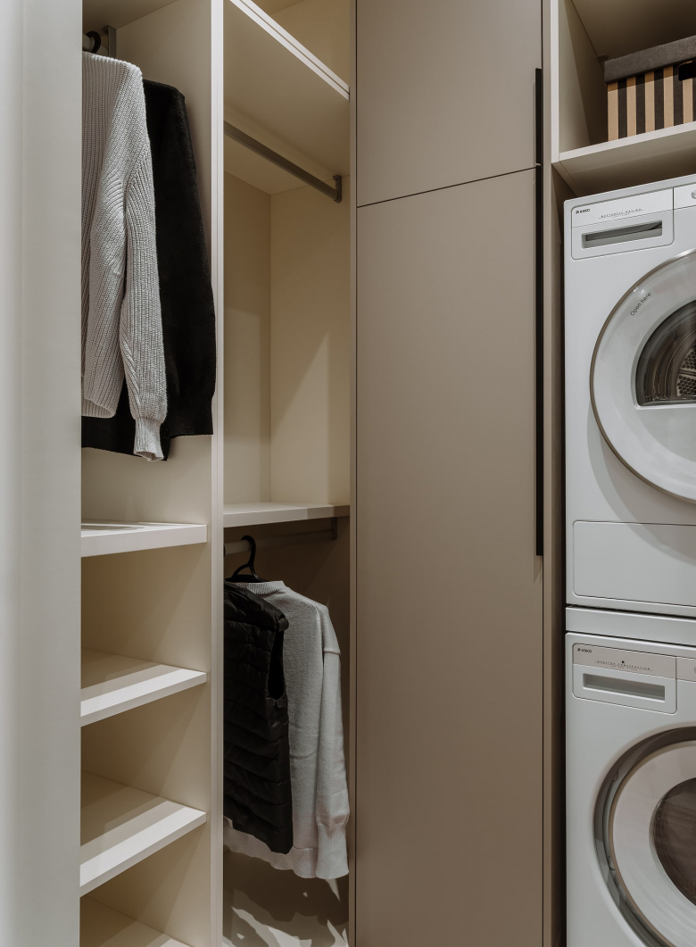 Гардеробная с хозблоком