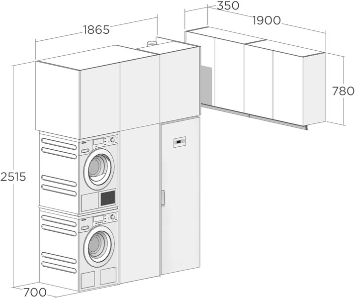 Хозяйственный шкаф