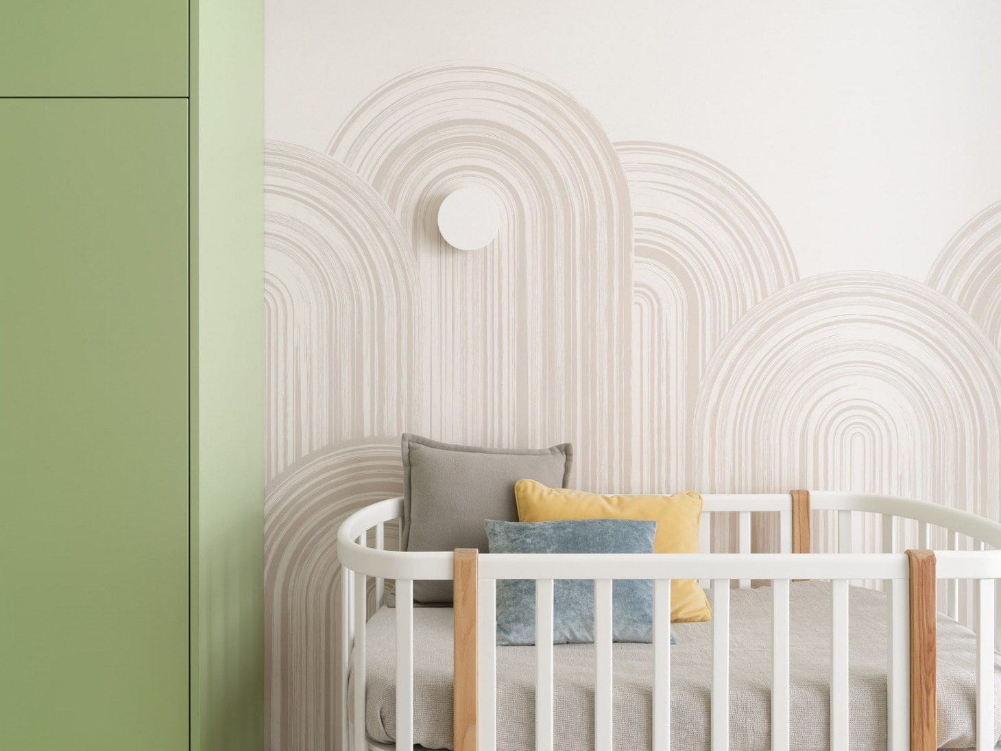 Оформление стен в детской комнате