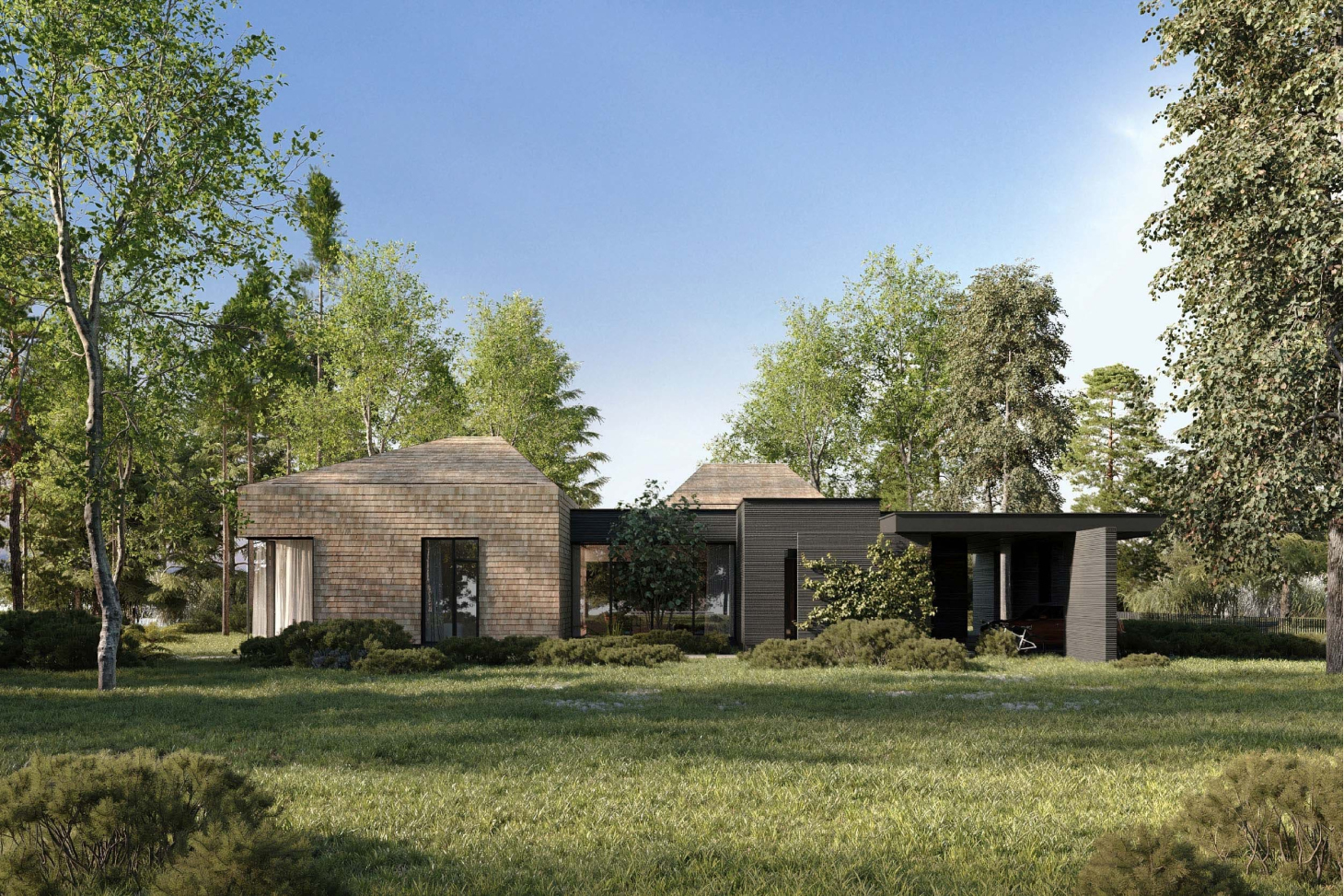 Проекты домов одноэтажных премиум класса