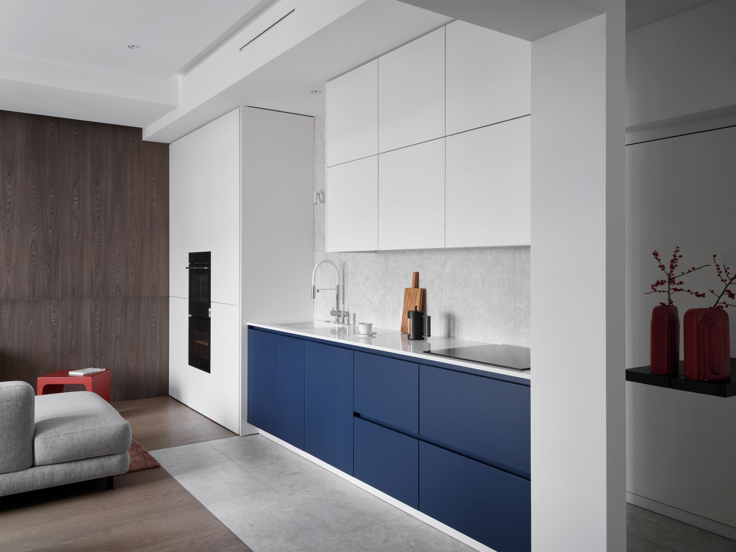 Дизайн и производство прямой кухни