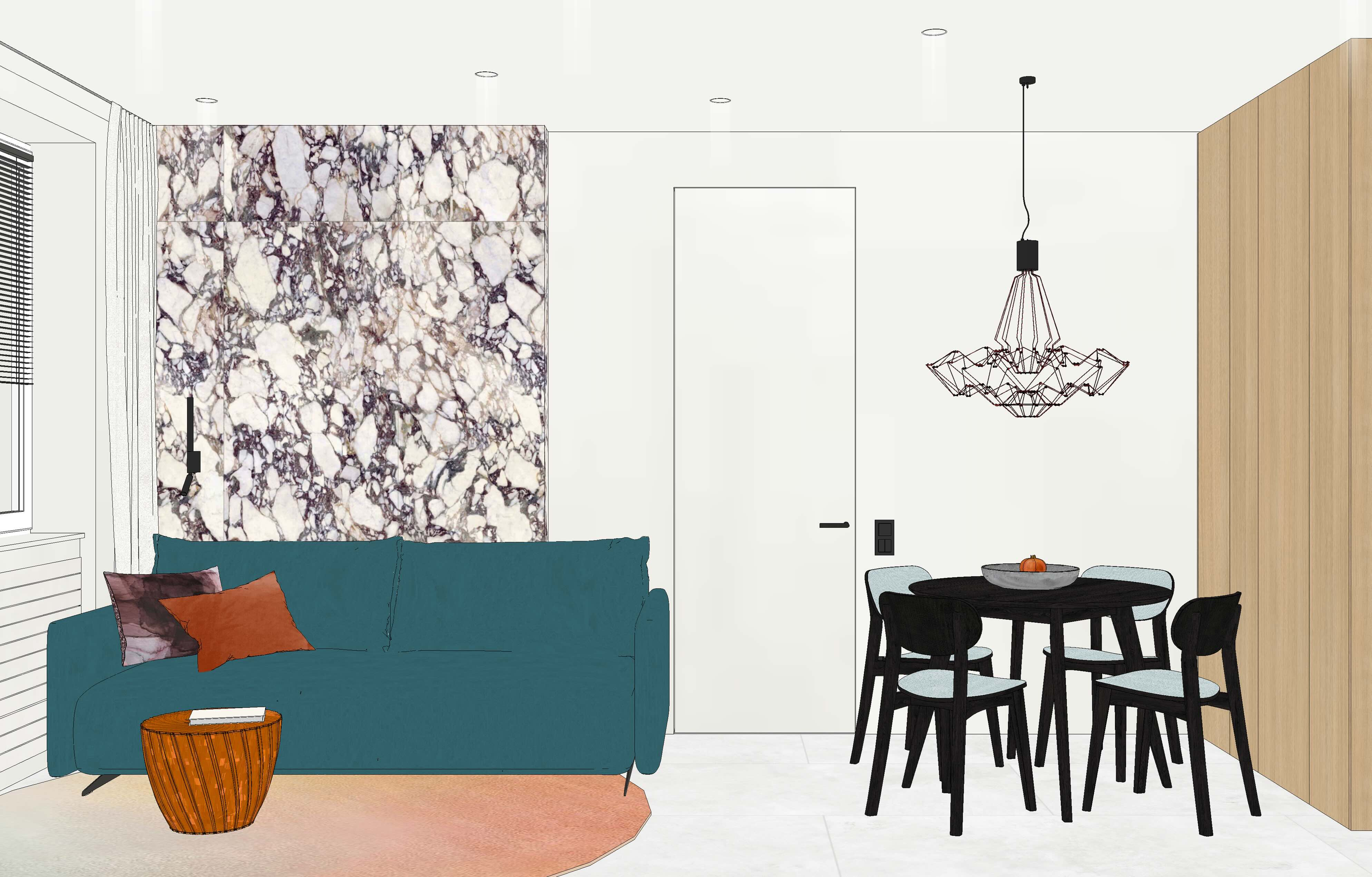 Дизайн интерьера двухкомнатной квартиры