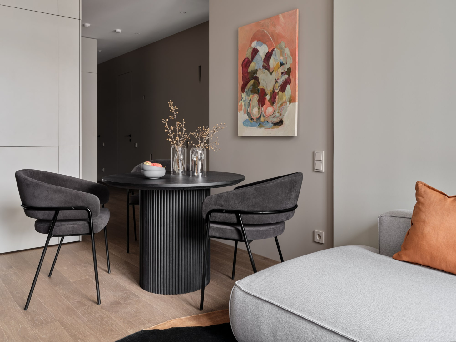 Кухня-гостиная в квартире в ЖК АйЛав