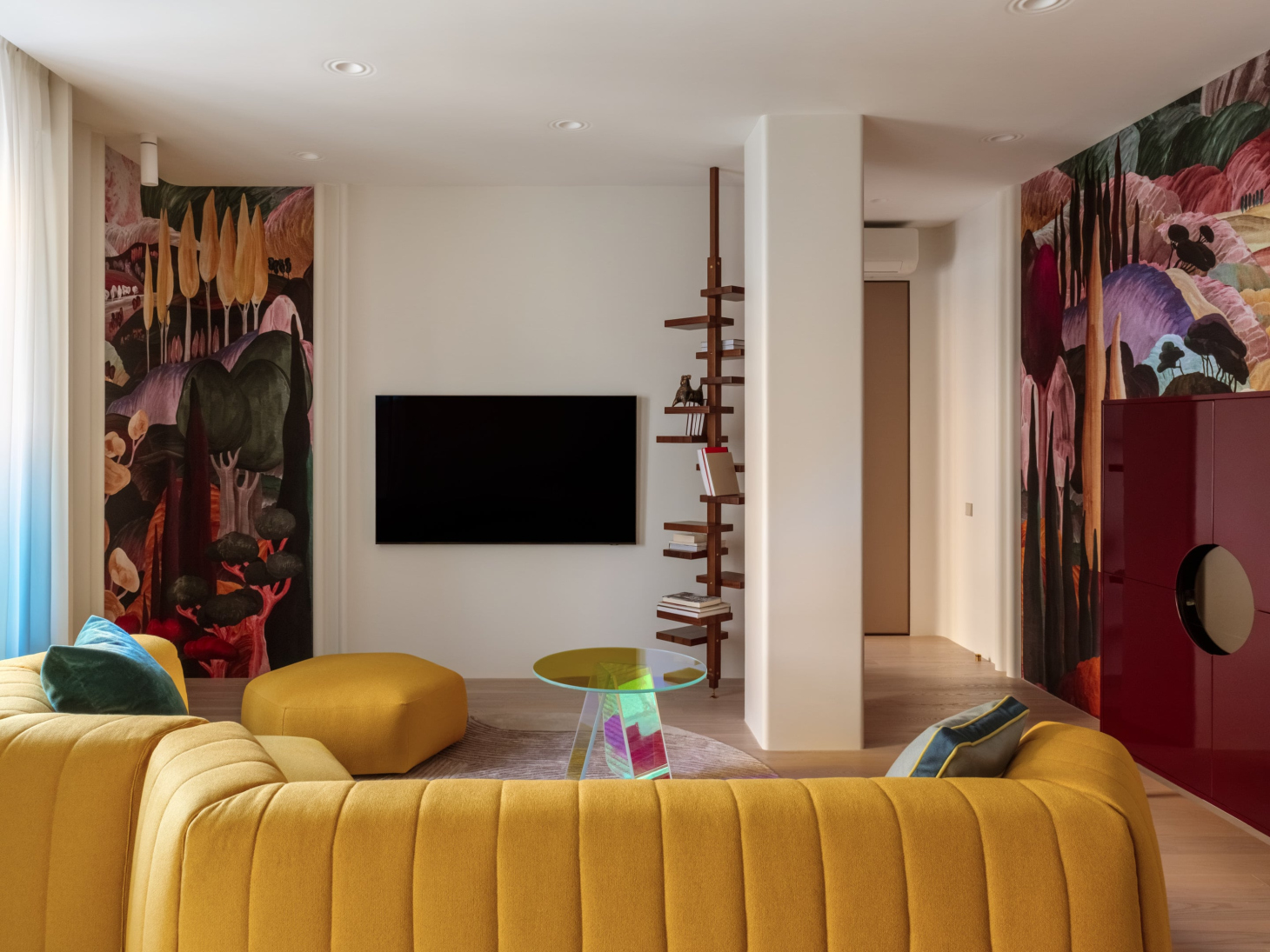 Дизайн гостиной в стиле максимализм