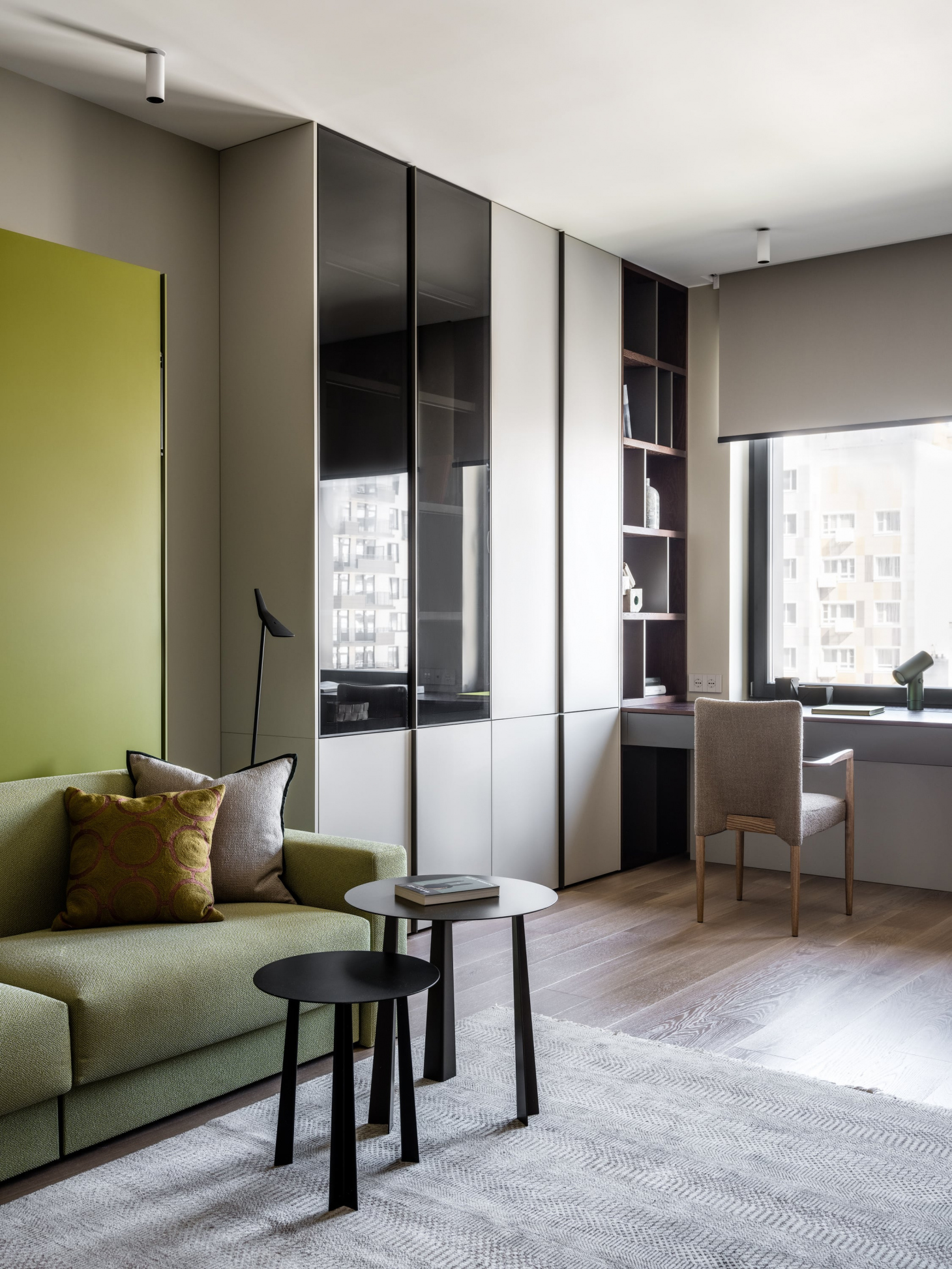 Распашной шкаф для книг