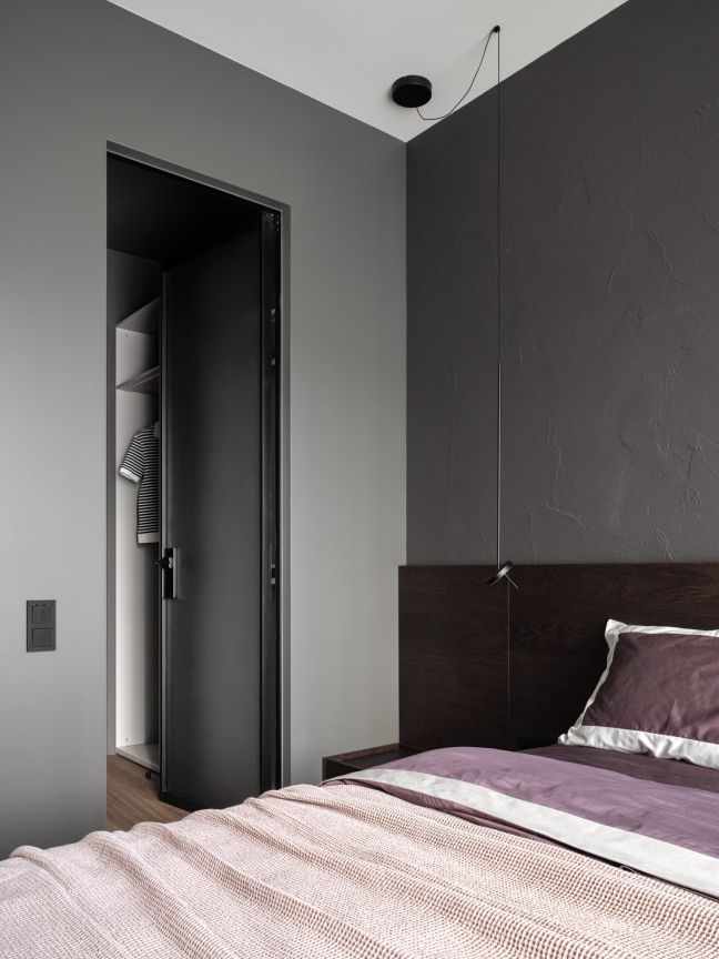 Дизайн спальни с гардеробной фото