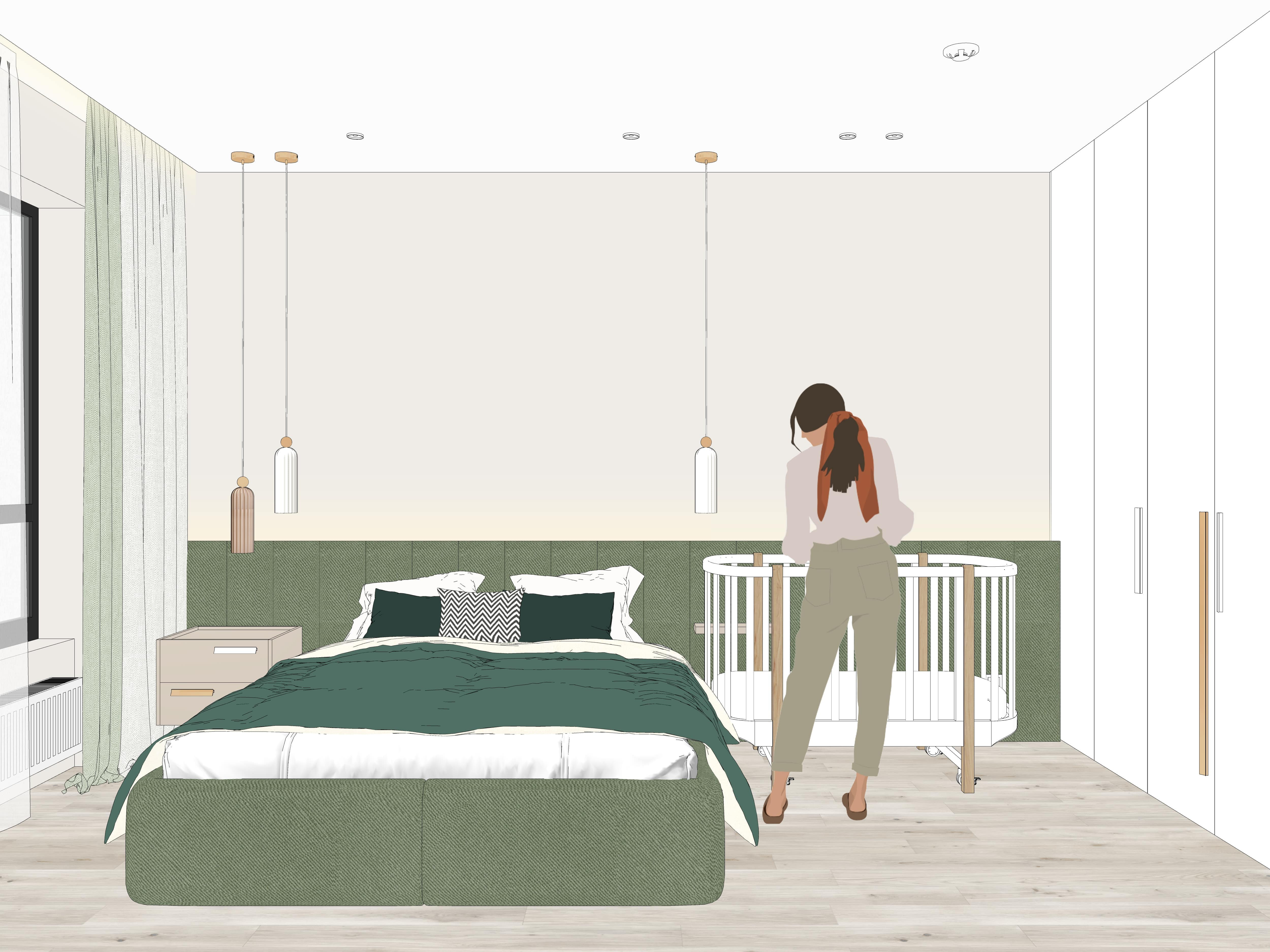 Дизайн-проект мастер-спальни